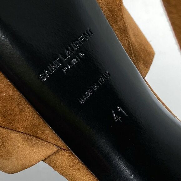 Saint Laurent Jodie Platform Sandals in Suede size 41 - Picture 14 of 14